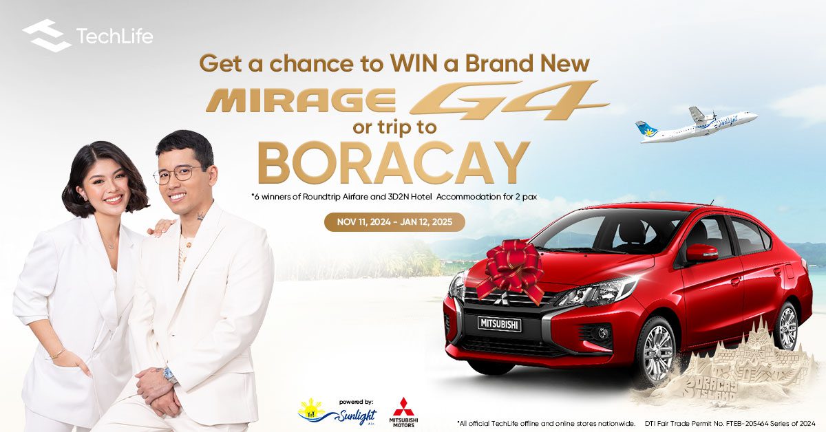 Win a Car or a Trip to Boracay on the TechLife Grand Raffle Promo