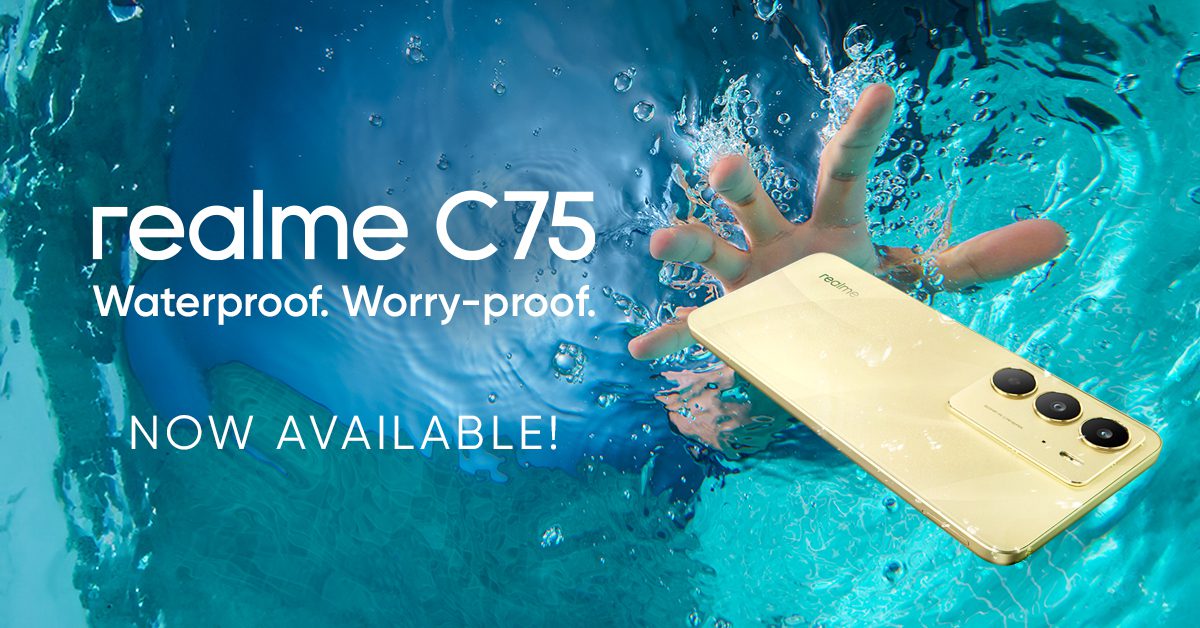 The Worry-Proof realme C75 is Here, Starting at PHP 8,999