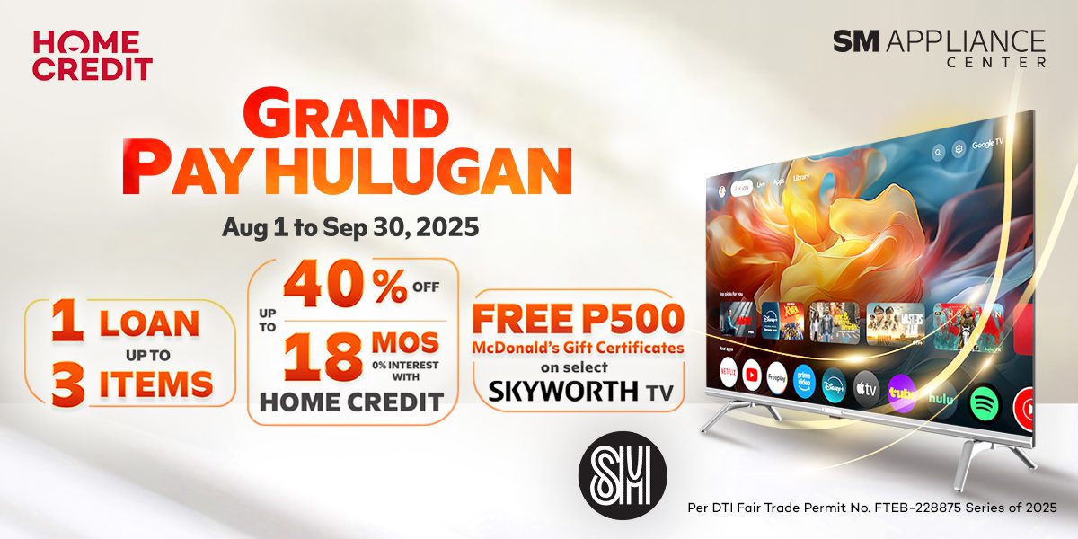 Home Credit, SM Appliance Center Launches Grand Pay Hulugan