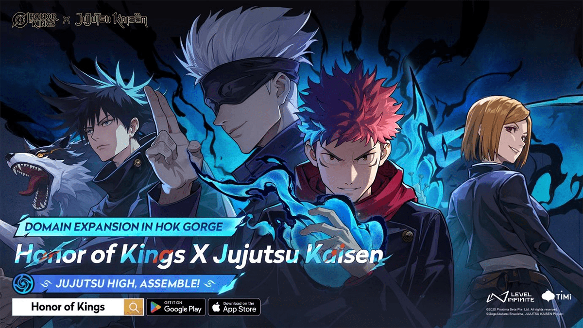Honor of Kings x Jujutsu Kaisen Collab Returns this September