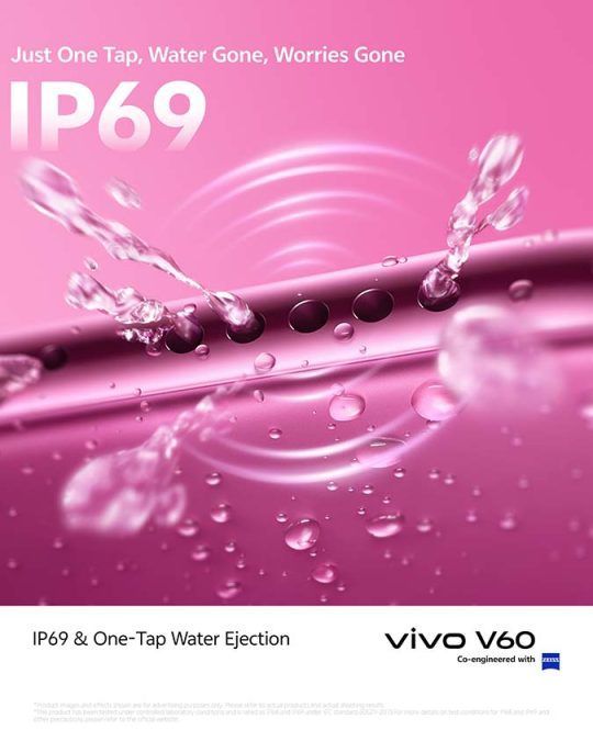 IP69 & One-Tap Water Ejection