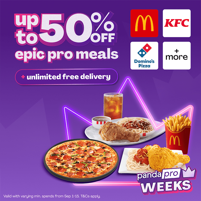 pandapro 50% off epic pro meals