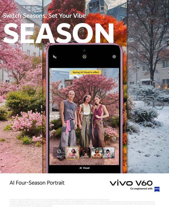vivo V60 - AI Four-Season Portrait