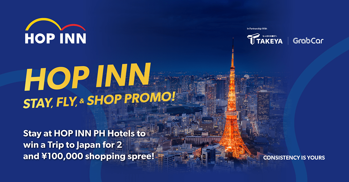 Win a Trip to Japan on HOP INN Hotel’s Stay, Fly, and Shop Promo
