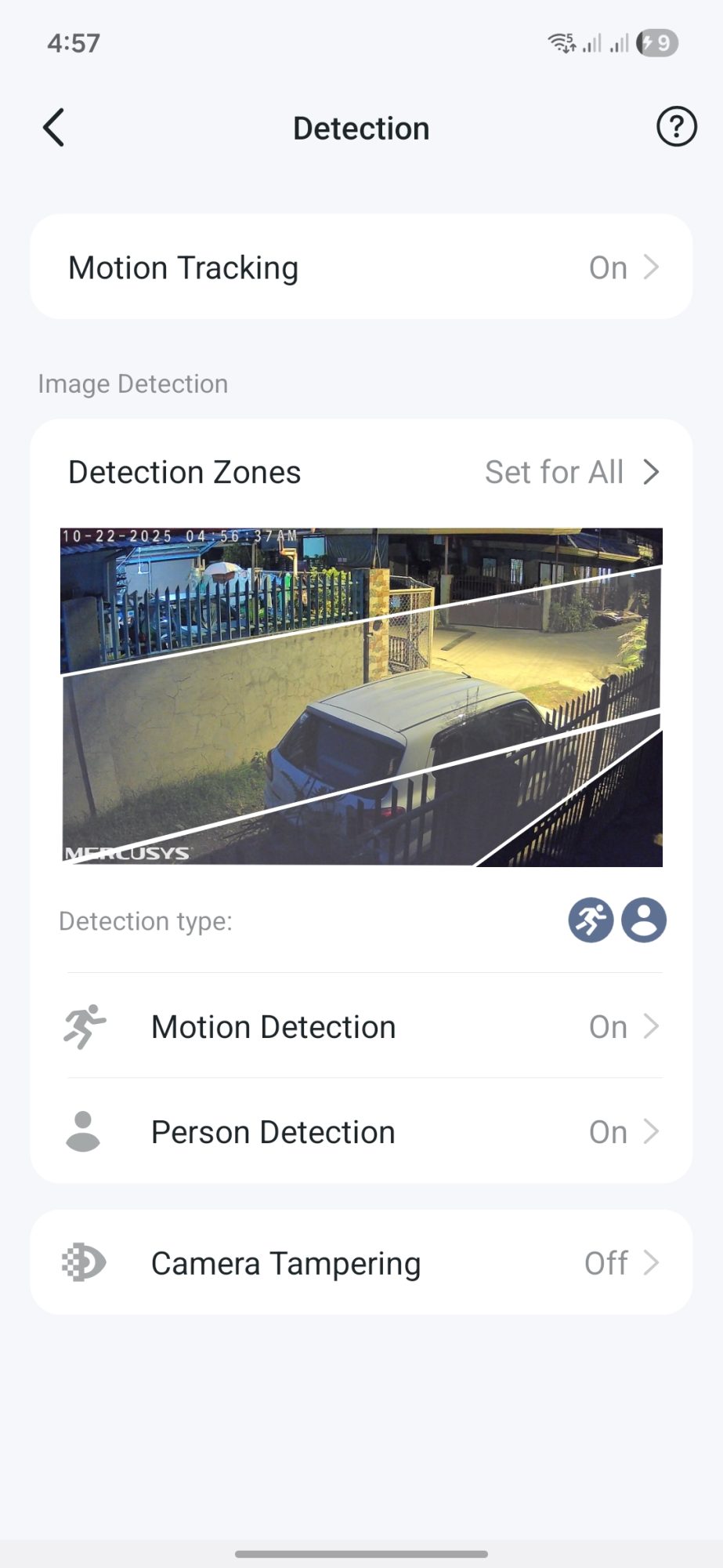 motion detection