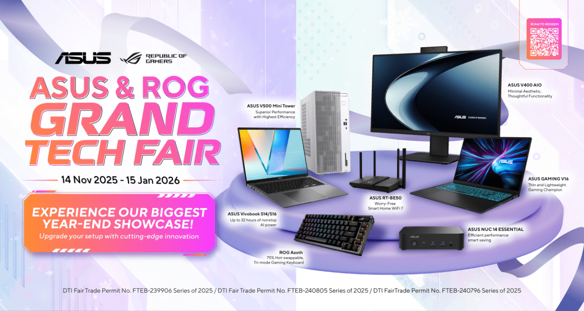 Upgrade your Gears at the ASUS ROG Grand Tech Fair 2025