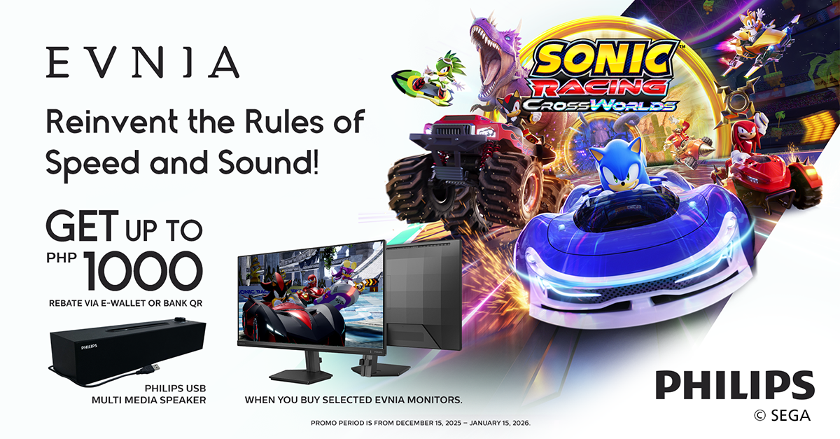 Philips Evnia Brings Visuals to Sonic Racing Cross World