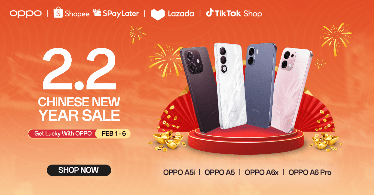 Catch Big Deals in the OPPO 2.2 Chinese New Year Sale