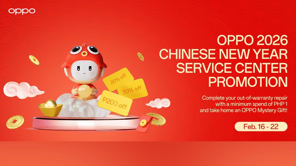 Celebrate CNY with the OPPO Service Center Rewards