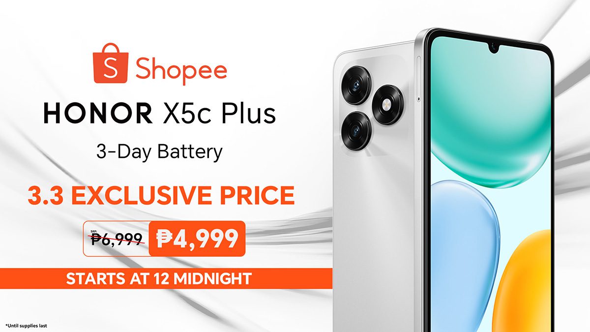 Get the HONOR X5c Plus for Just ₱4,999 on the Shopee 3.3 Sale