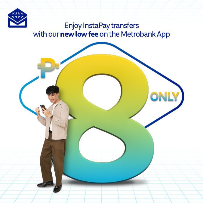Metrobank InstaPay Fee Lowered to 8 Pesos Starting February 1