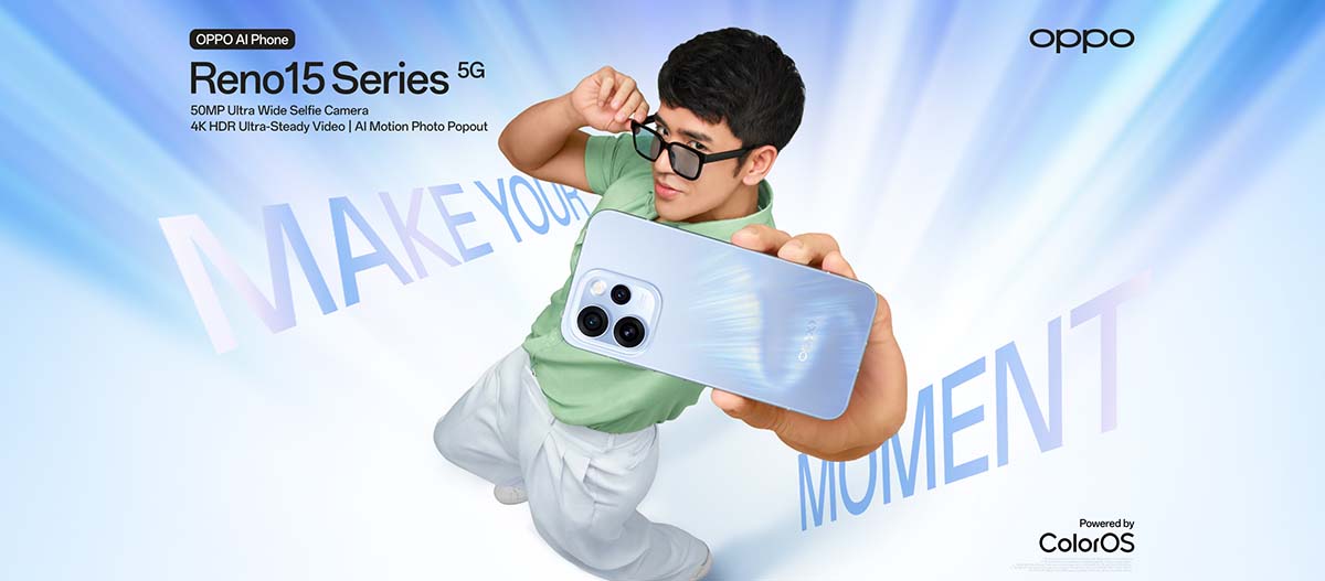 OPPO Reno15 Series 5G Levels Up with AI-Powered Performance