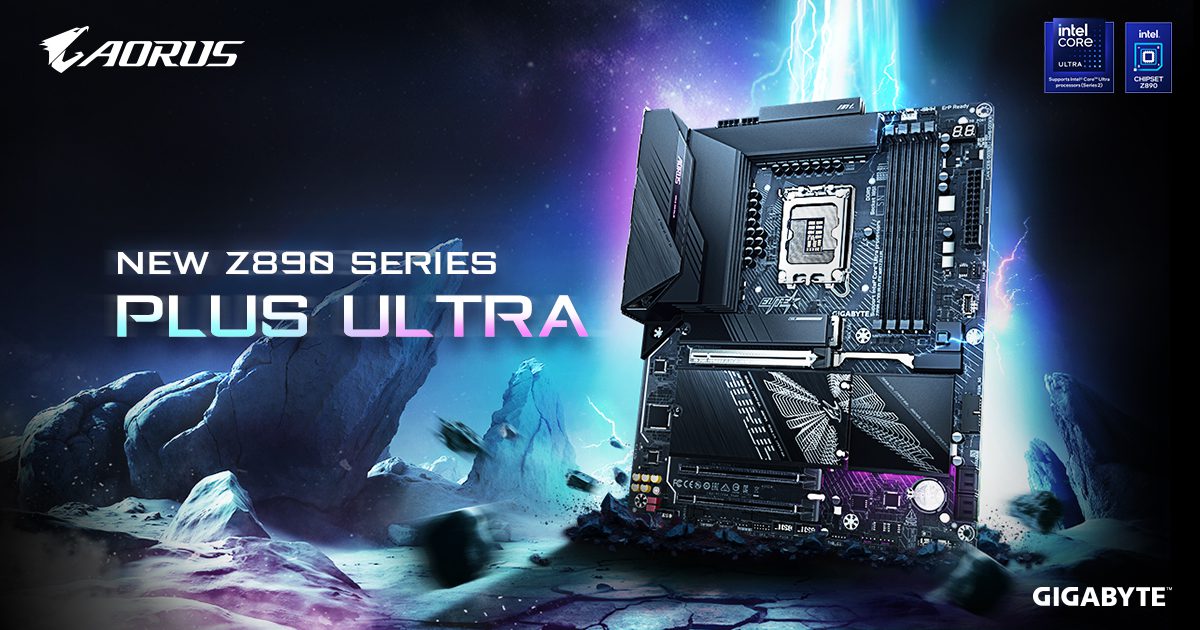 GIGABYTE Launches Z890 Plus Series Motherboards