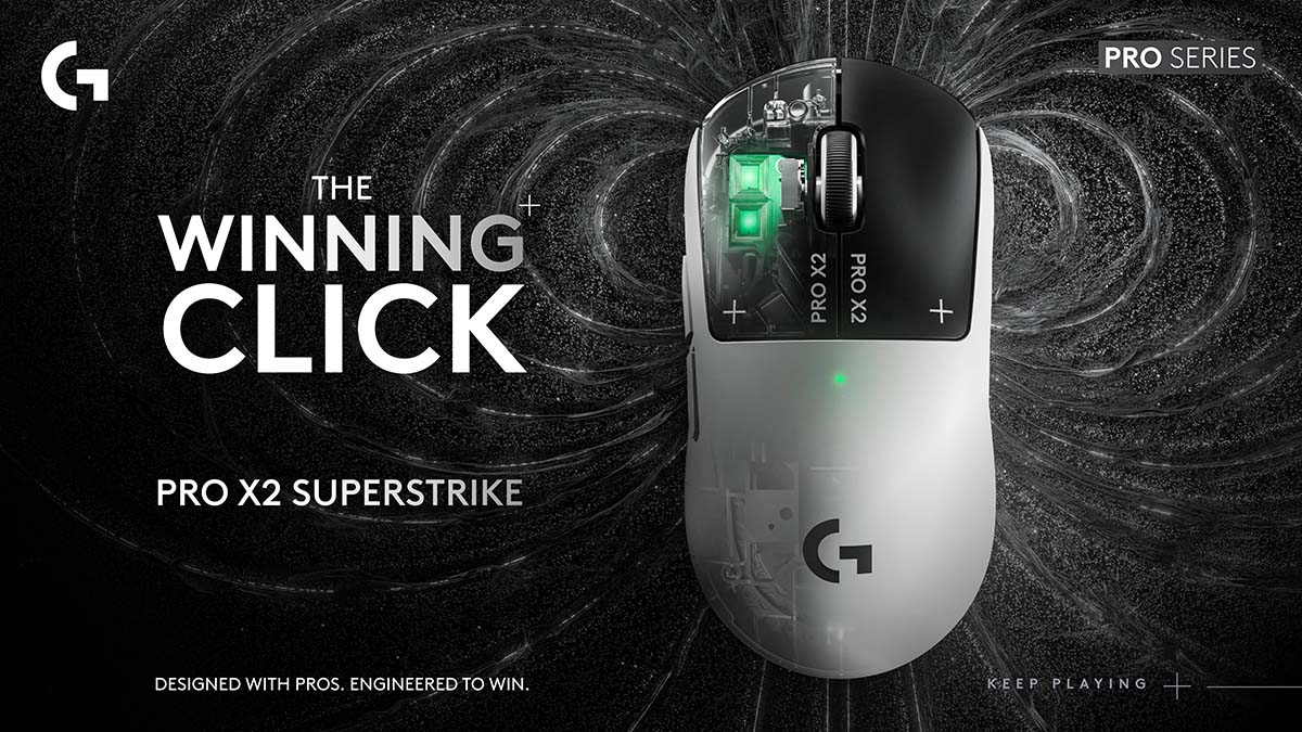 Logitech Unveils its Fastest Click Tech PRO X2 SUPERSTRIKE