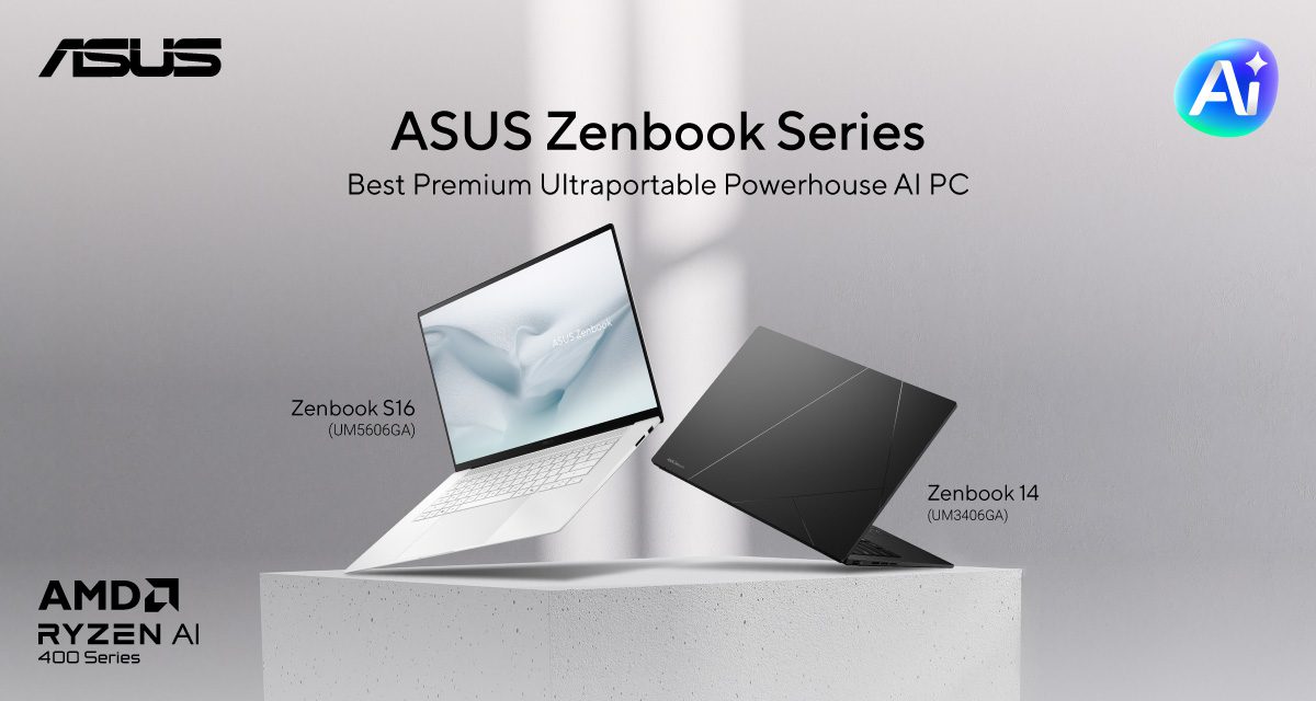Zenbook S16 and Zenbook 14 with Ryzen AI 400 Series Now in PH