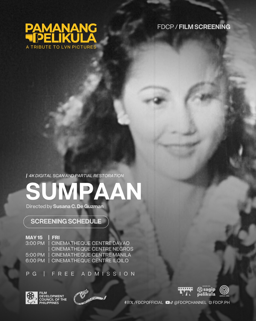 Cinematheque Centre Davao Cinema Schedule May 13 - 29, 2026 Pamanang Pelikula 4