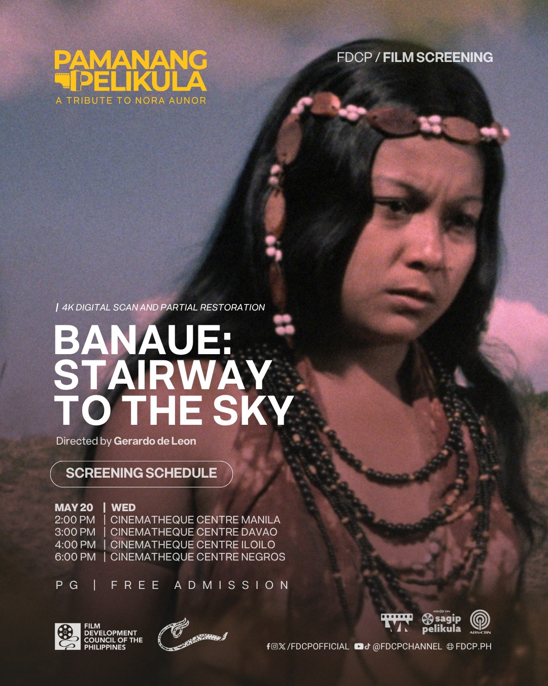 Cinematheque Centre Davao Cinema Schedule May 13 - 29, 2026 Pamanang Pelikula 5