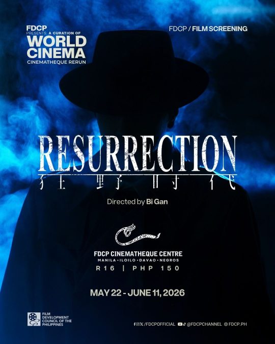 Cinematheque Centre Davao Cinema Schedule May 22 - June 11, 2026 World Cinema Rerun 5