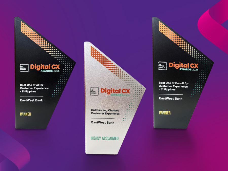 EastWest Bank Wins Three Digital CX Awards for ESTA