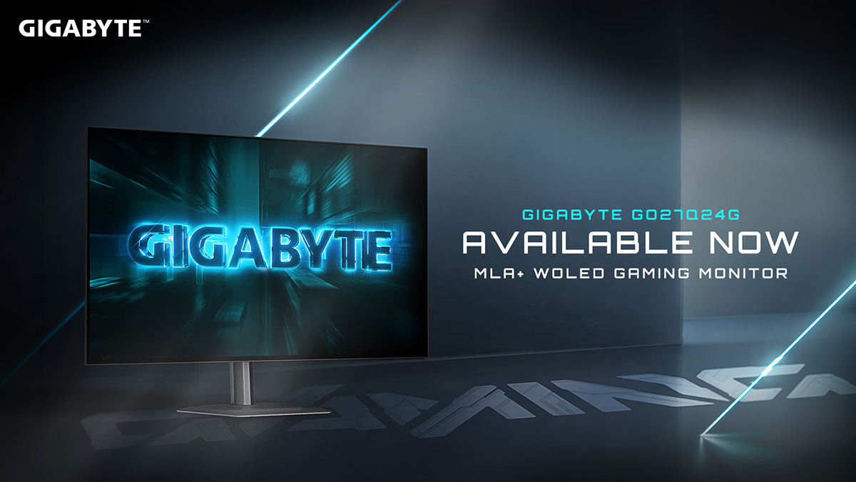GIGABYTE GO27Q24G WOLED Gaming Monitor Now Available