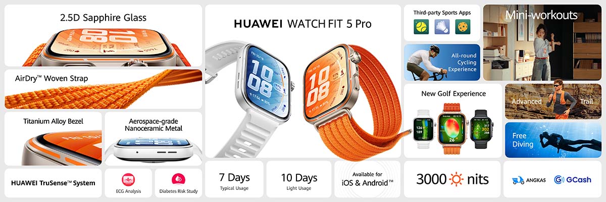 HUAWEI WATCH FIT 5 Pro