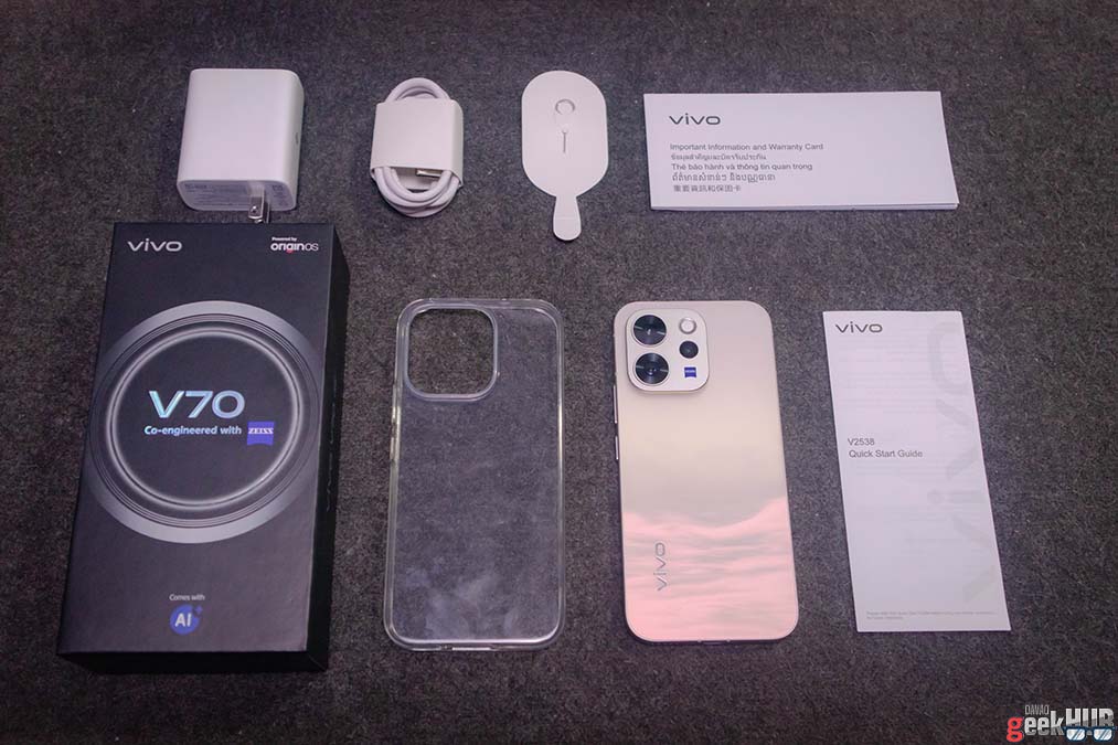 what's in the box - vivo v70 5g review