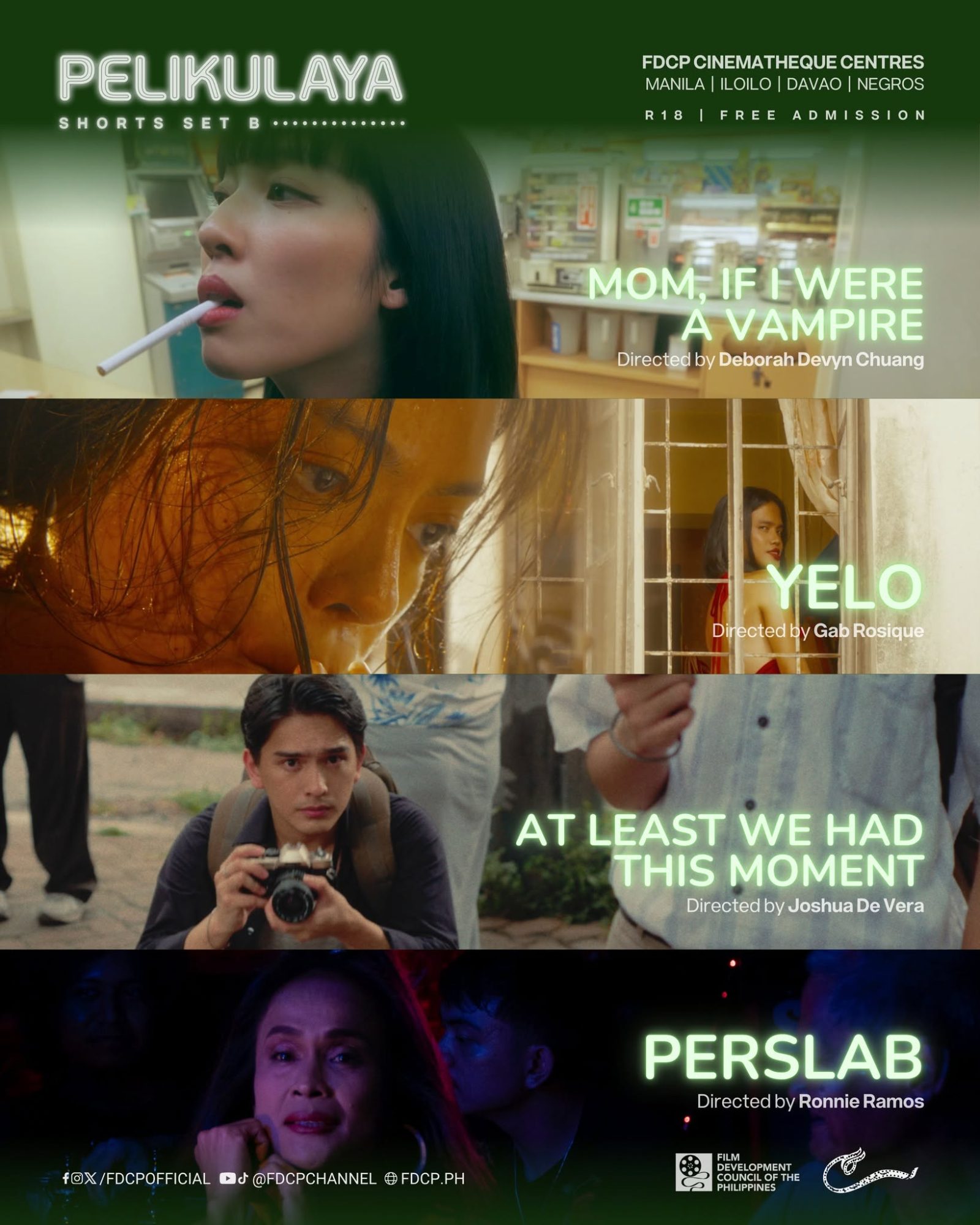 Cinematheque Centre Davao Cinema Schedule June 23 - 26, 2026 Pelikulaya 7