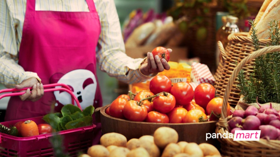 Get up to 50% off fresh fruits and vegetables on pandamart. T&Cs apply.