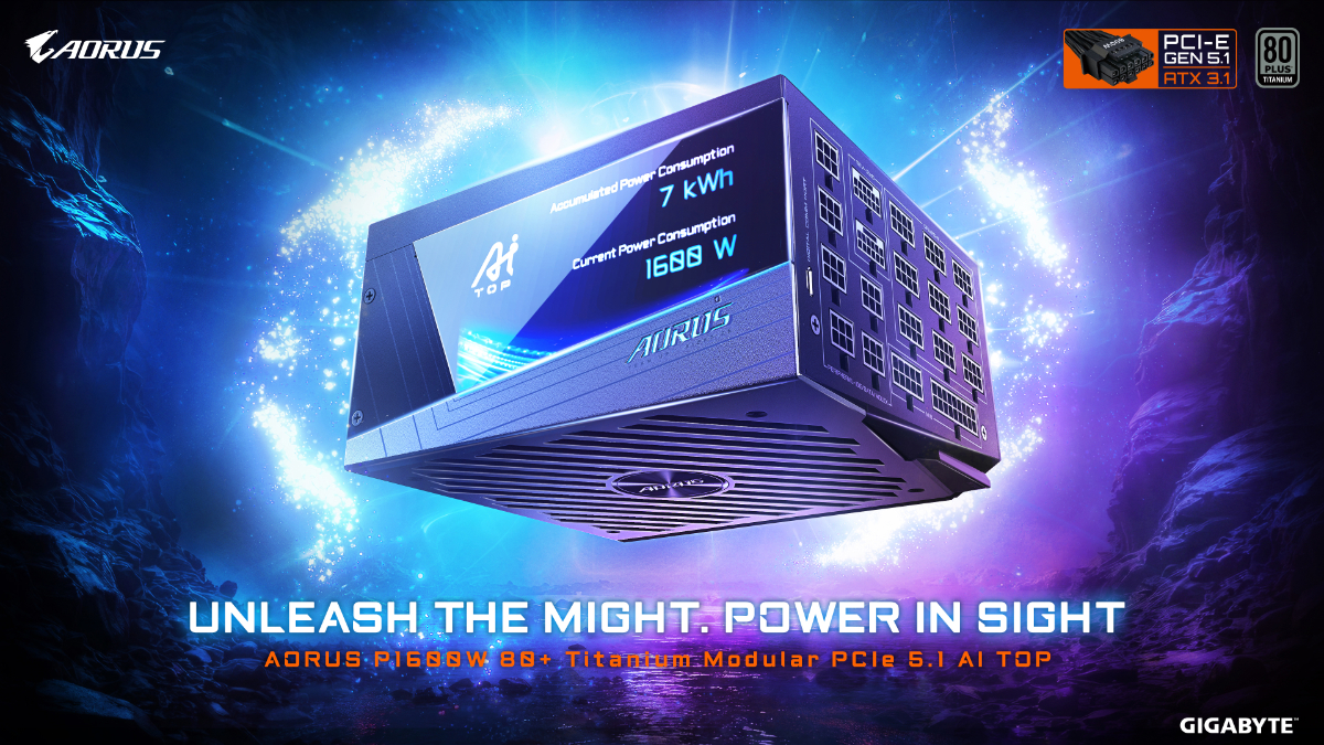 GIGABYTE brings Flagship Power with AORUS P1600W