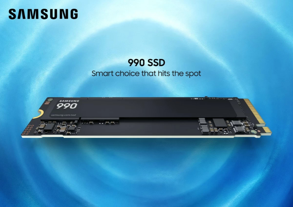 New Samsung 990 SSD Introduced