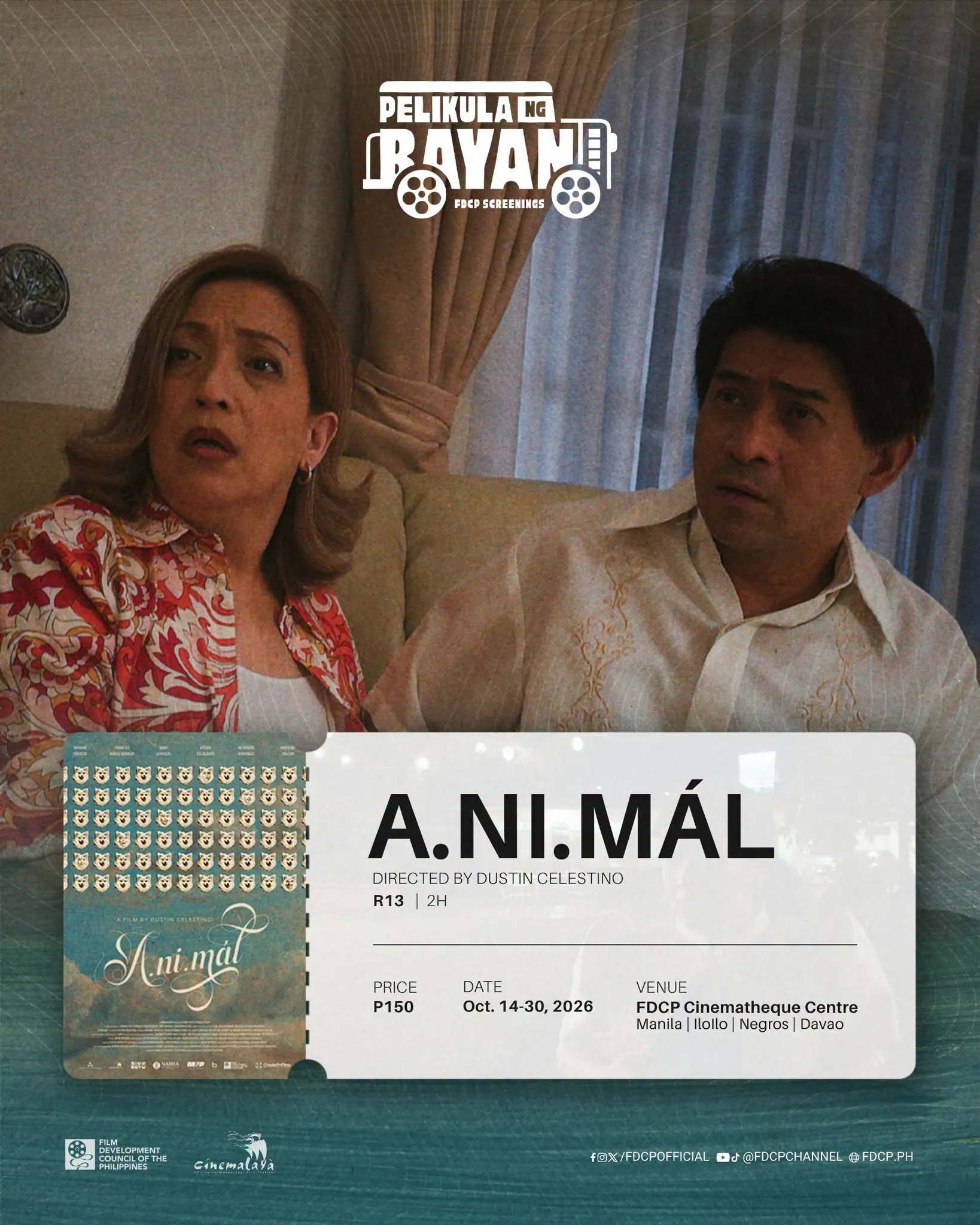 Cinematheque Centre Davao Cinema Schedule October 14 - 30, 2026 Cinemalaya 22 1