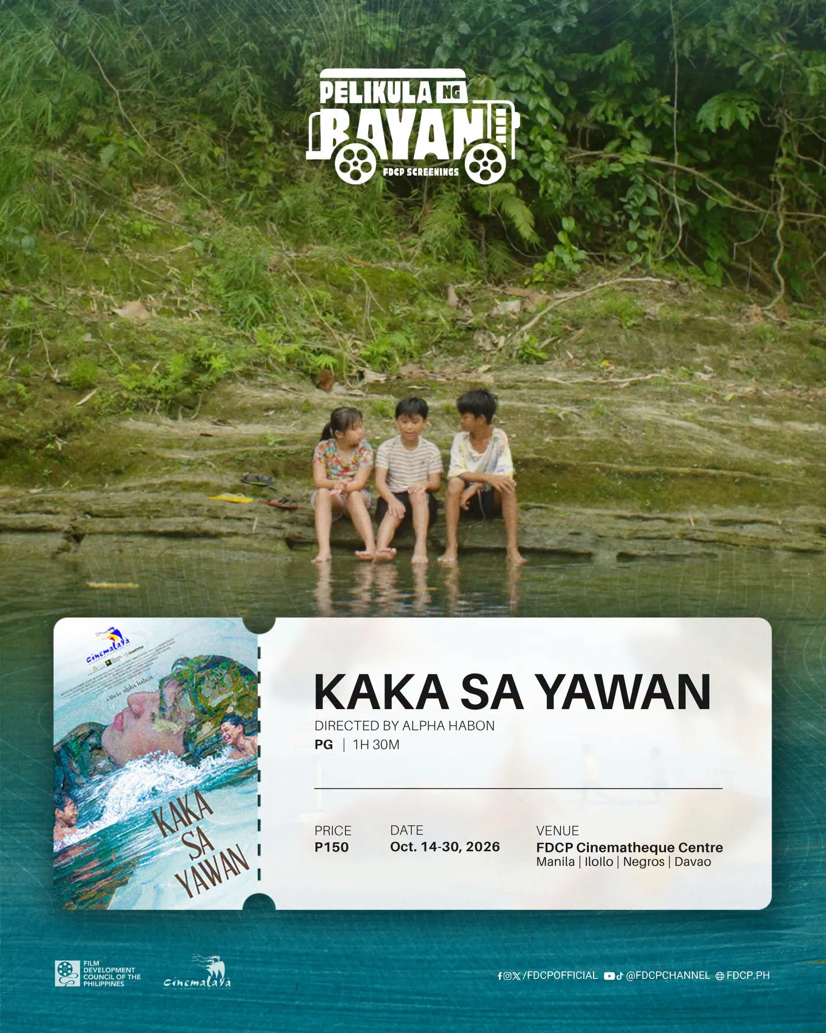 Cinematheque Centre Davao Cinema Schedule October 14 - 30, 2026 Cinemalaya 22 3