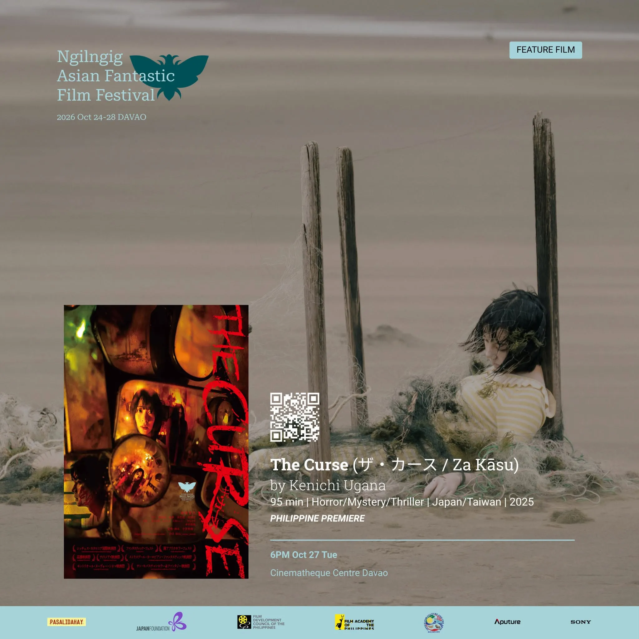 Cinematheque Centre Davao Cinema Schedule October 24 - 28, 2026 Ngilngig Asian Fantastic Festival 4